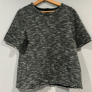 Banana Republic Tweed Top Size Small